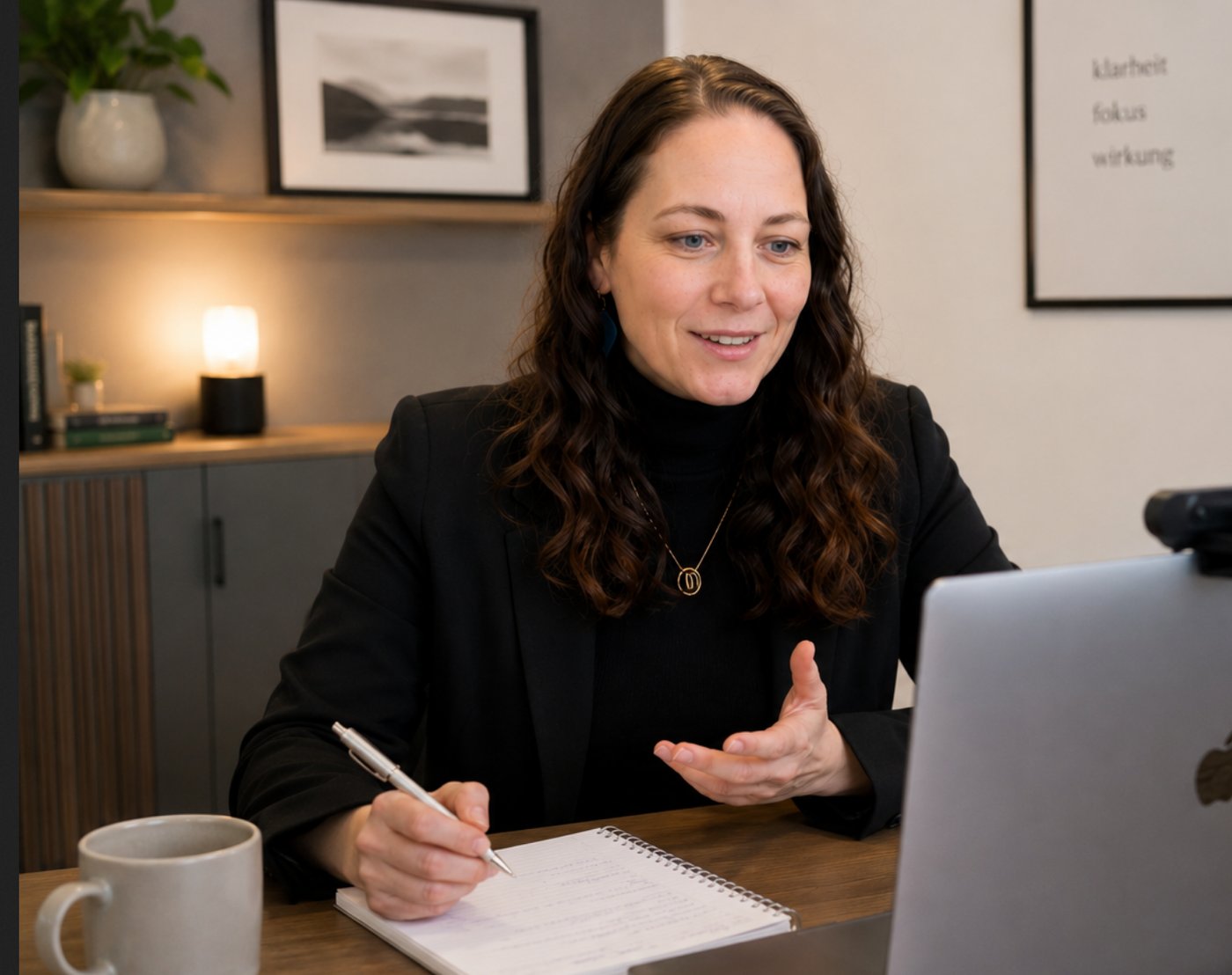 Jane Gronner im Coaching-Gespräch